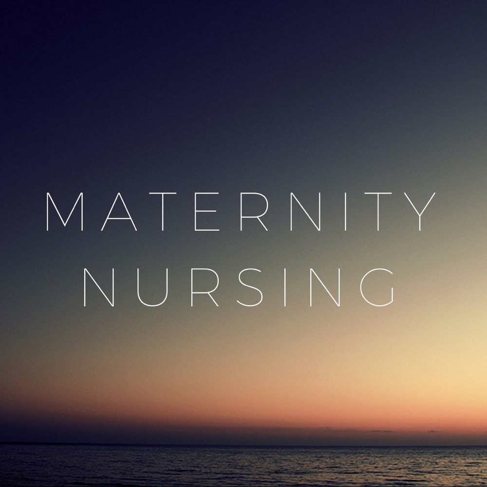 Maternity and nursing clothes
